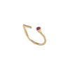 Horseshoe Ruby Ring